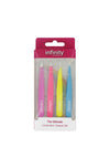 Infinity By Sundrelle 4 Pack Coloured Tweezer Set