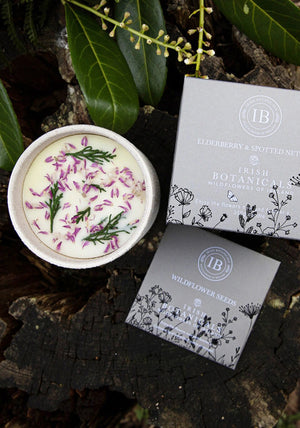 Irish Botanicals Elderberry & Spotted Nettle Candle, 350g