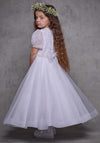 Isabella IS25340 Communion Dress, White