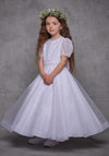 Isabella IS25340 Communion Dress, White