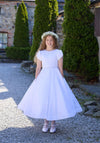 Isabella IS26302 Communion Dress, White