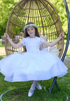 Isabella IS26324 Communion Dress, White