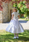 Isabella IS26332 Communion Dress, White