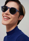 IZIPIZI #D Sunglasses, Navy Blue