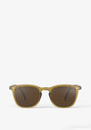 IZIPIZI #E Sunglasses, Golden Green