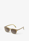 IZIPIZI #E Sunglasses, Golden Green