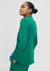 ICHI Kate Lapel Collar Blazer, Cadmium Green