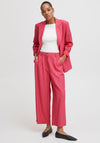 Ichi Crinkle Texture Culottes, Carmine