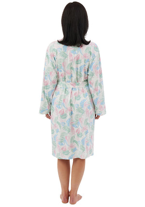 Indigo Sky Tropical Wrap Dressing Gown, Multi