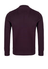 Andre Inch Quarter Zip Sweater, Burgundy