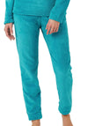 Indigo Sky Geometric Fleece Pyjama Set, Teal