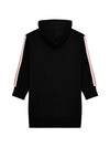 Guess Older Girl Long Sleeve Hooded Jumper Dress, Black