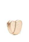 Guess Girl Heart Metallic Crossbody Bag, Rose Gold