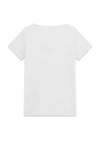 Guess Older Girl Ribbed Short Sleeve Tee, White