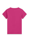 Guess Older Girl Palm Tree Short Sleeve Tee, Pink