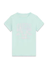 Guess Older Girl Palm Tree Short Sleeve Tee, Green