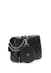Guess Older Girl Quilted Shoulder Bag with Coin Purse, Black