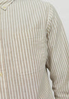 Jack & Jones Brook Stripe Oxford Shirt, Dried Herb