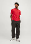 Jack & Jones Logo Polo Shirt, True Red