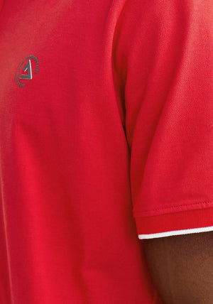 Jack & Jones Logo Polo Shirt, True Red