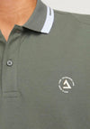 Jack & Jones Logo Polo Shirt, Agave Green