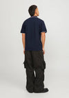 Jack & Jones Logo Polo Shirt, Navy Blazer