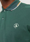 Jack & Jones Logo Polo Shirt, Sycamore
