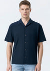 Jack & Jones Waffle Resort Shirt, Navy