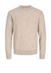 Jack & Jones Perfect Wool Blend Knit Sweater, Beige