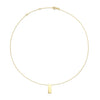 Jackie Jewellery Bar Necklace, Gold