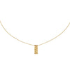 Jackie Jewellery Bar Necklace, Gold