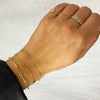 Jackie Jewellery Beaux Arts Bracelet, Gold