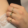 Jackie Jewellery Corazon Ring, Gold