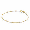 Jackie Jewellery Dotted Bracelet, Gold