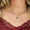 Jackie Jewellery Hearts Necklace, Gold