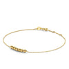 Jackie Jewellery Mini Dots Bracelet, Gold
