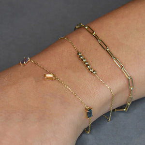 Jackie Jewellery Mini Dots Bracelet, Gold