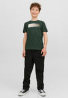 Jack & Jones Boys Corp Logo Short Sleeve Tee, Mountain View
