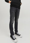 Jack & Jones Boys Original 2350 Glenn Slim Jean, Black Denim