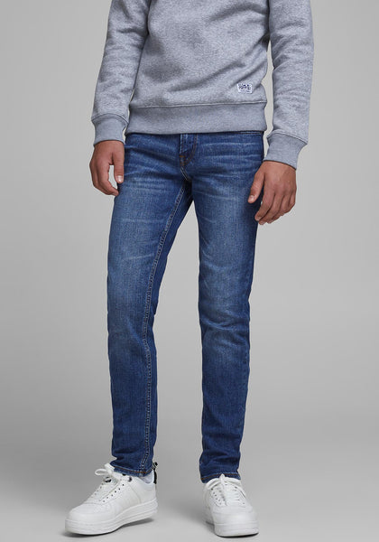 Jack Jones Boys Original 814 Glenn Slim Jean, Blue Denim
