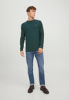 Jack & Jones Roy Knit Crew Neck Sweater, Ponderosa Pine
