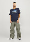 Jack & Jones Logan T-Shirt, Navy Blazer