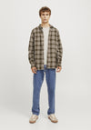 JJ Rebel By Jack & Jones Logo T-Shirt, Beige