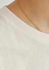 JJ Rebel By Jack & Jones Logo T-Shirt, Beige