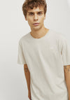 JJ Rebel By Jack & Jones Logo T-Shirt, Beige