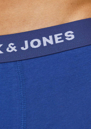 Jack & Jones 5 Pack Trunks, Navy Multi