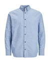 Jack & Jones Chambray Detail Shirt, Chambray Blue