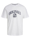 Jack & Jones Collegiate T-Shirt, White
