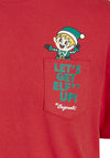 Jack & Jones Pocket Xmas T-Shirt, Rococco Red