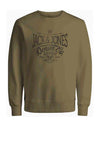 Jack & Jones Eric Sweatshirt, Dried Herb